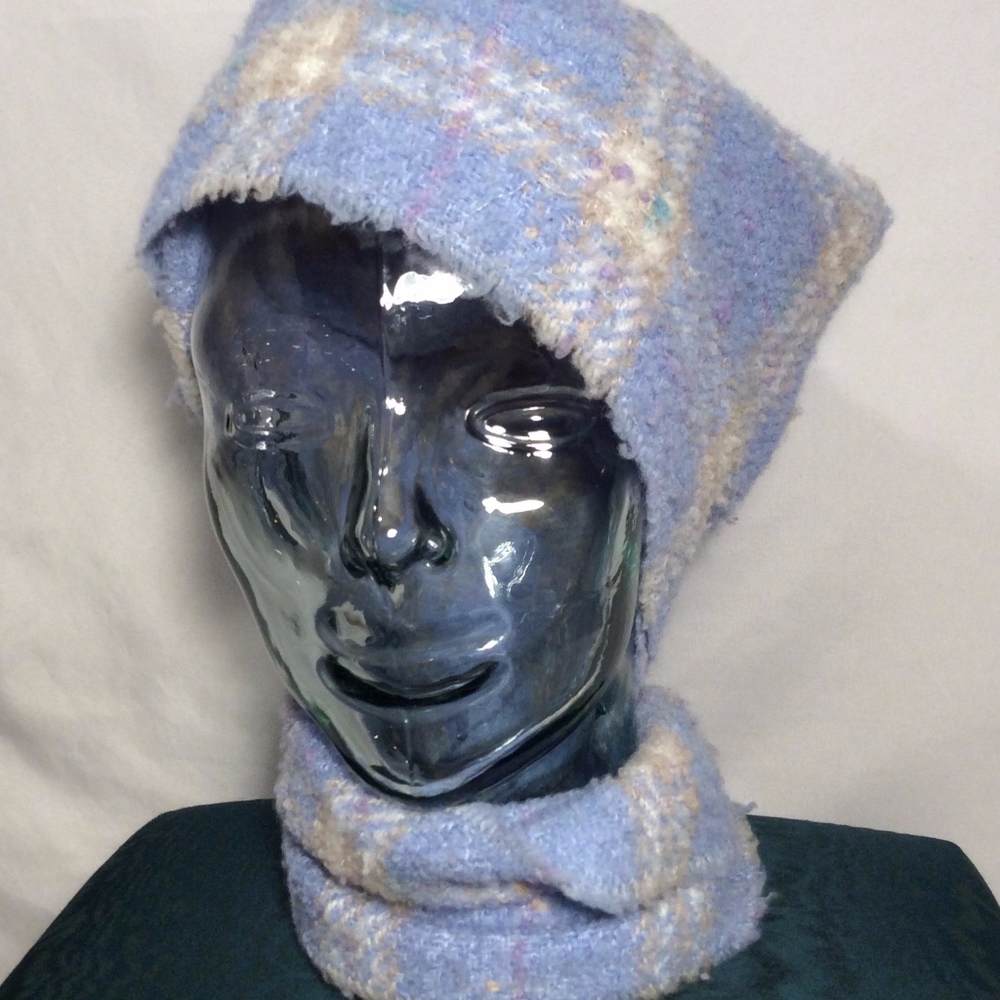 Burberry Baby Blue Wool Scarf